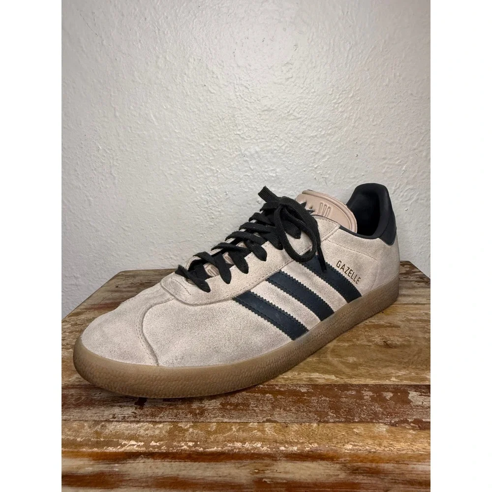 Adidas Gazelle Men's 11.5 Sneakers Wonder Taupe Night Indigo Suede IG6199